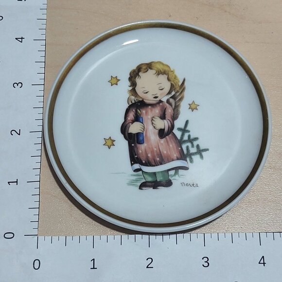 Schmid Berta Starlight Angel Hummel Museum Miniature Plate Collection 1978 - Picture 9 of 9